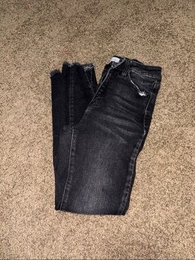 KanCan Black Washed Skinny Jeans